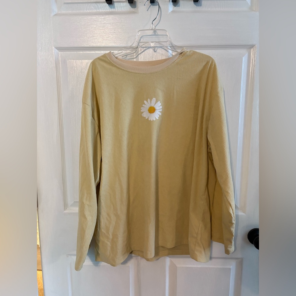 SHEIN light yellow top